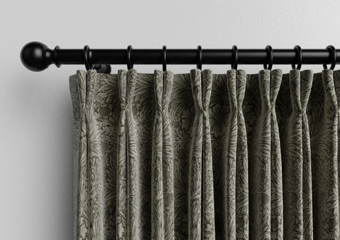 William Morris At Home Marigold Velvet, Iron - Made to Measure Curtains - Image 10